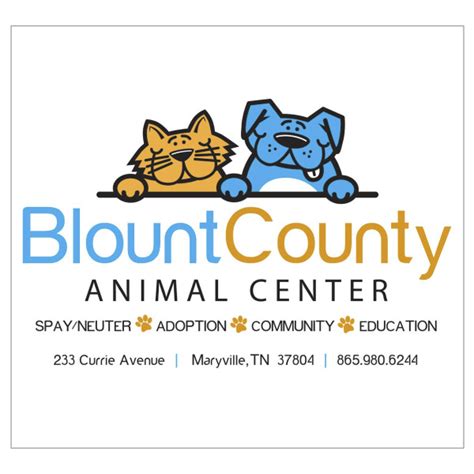 Blount county animal center - The Blount County Animal Shelter, housed within the Blount County Animal Center Complex, has been protecting and assuring the welfare of both animals and people of Blount County, Tennessee since November of 2009. County residents can surrender animals at the shelter, located at: Animal Shelter 233 Currie Avenue Maryville, TN …